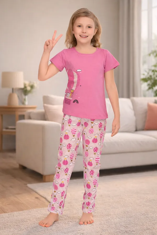 Flight_Of_Fancy_Pink_Parachute_Top_Pajama_Set_For_Kids
