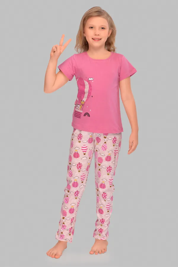 Flight_Of_Fancy_Pink_Parachute_Top_Pajama_Set_For_Kids