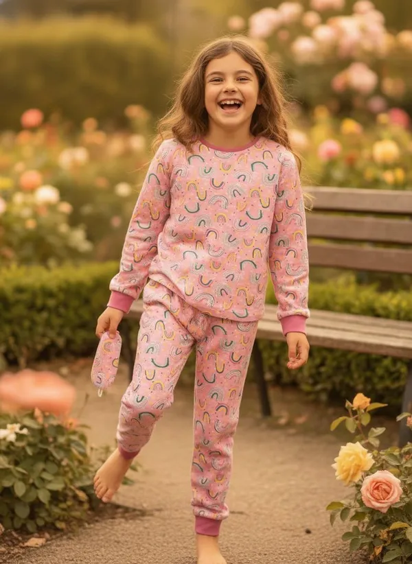Rainbow_Cute_Cozy_Nightsuits_Top_Pajama_Set_For_Girls