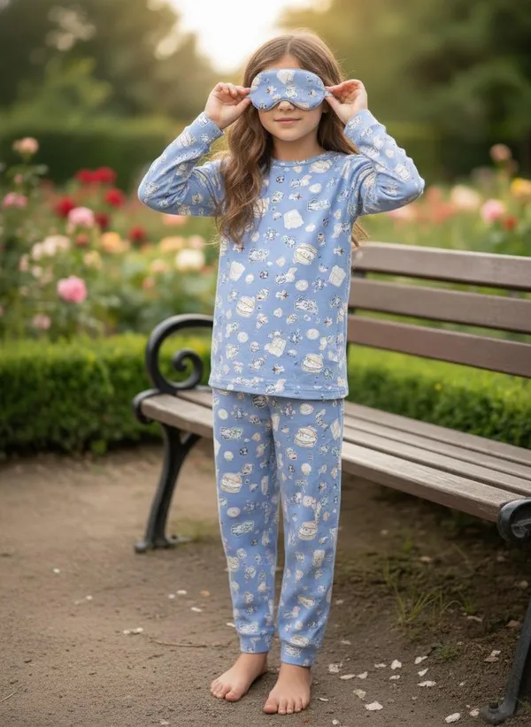 Cute_Kitty_Cozy_Nightsuits_Top_Pajama_Set_For_Girls