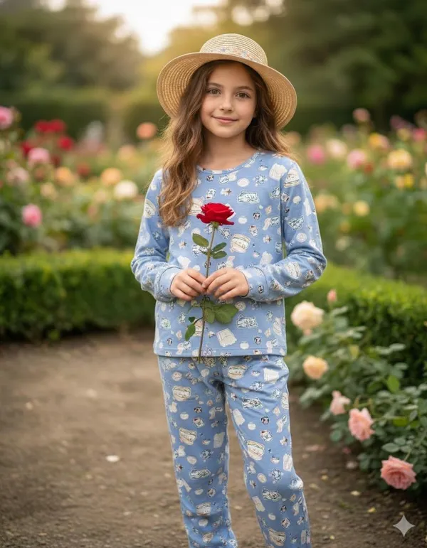 Cute_Kitty_Cozy_Nightsuits_Top_Pajama_Set_For_Girls