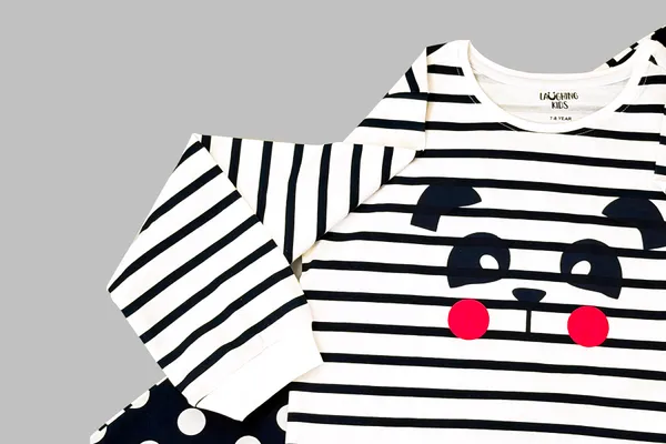 Poa_Dot_Sipes_Cozy_Nightsuits_Top_Pajama_Set_For_Girls