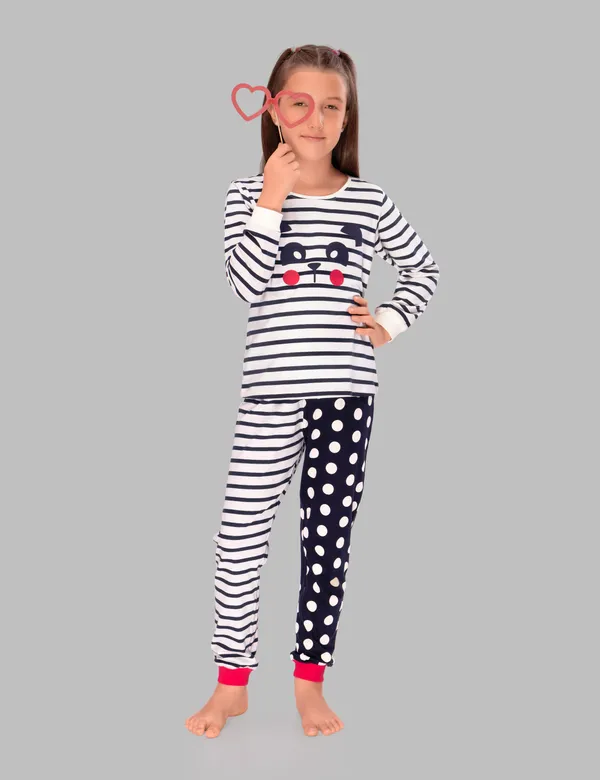 Poa_Dot_Sipes_Cozy_Nightsuits_Top_Pajama_Set_For_Girls