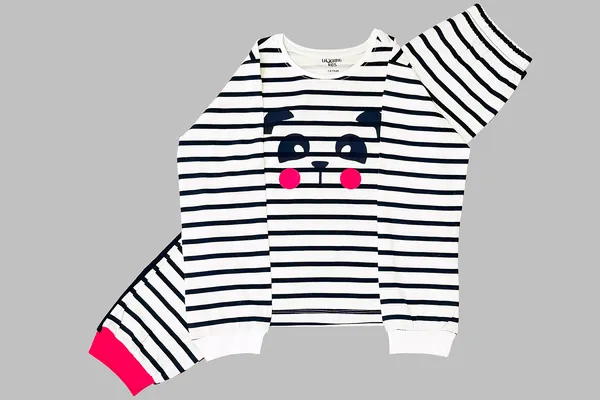 Poa_Dot_Sipes_Cozy_Nightsuits_Top_Pajama_Set_For_Girls