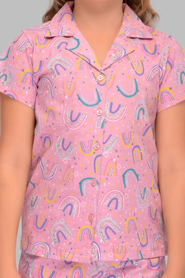 Pink_Cotton_Rainbow_Bliss_Pajama_Set_For_Happy_Moms