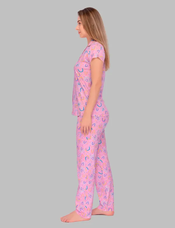 Pink_Cotton_Rainbow_Bliss_Pajama_Set_For_Happy_Moms