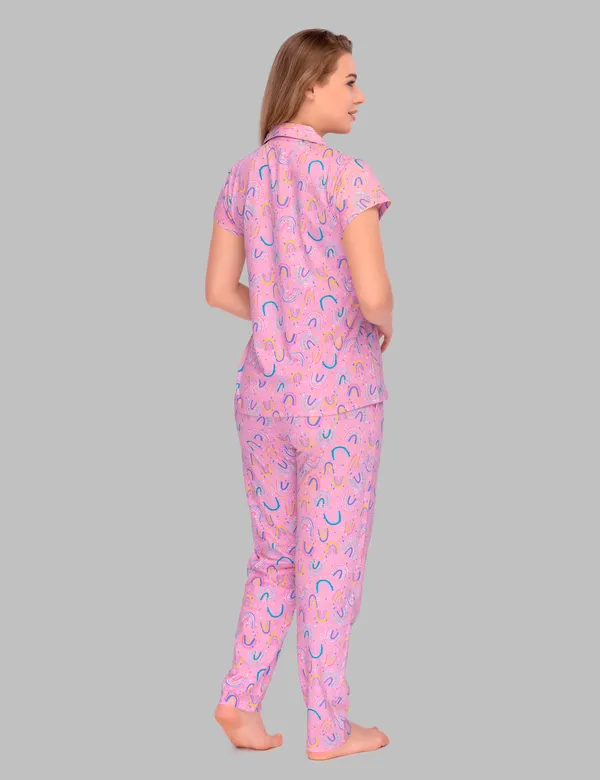 Pink_Cotton_Rainbow_Bliss_Pajama_Set_For_Happy_Moms