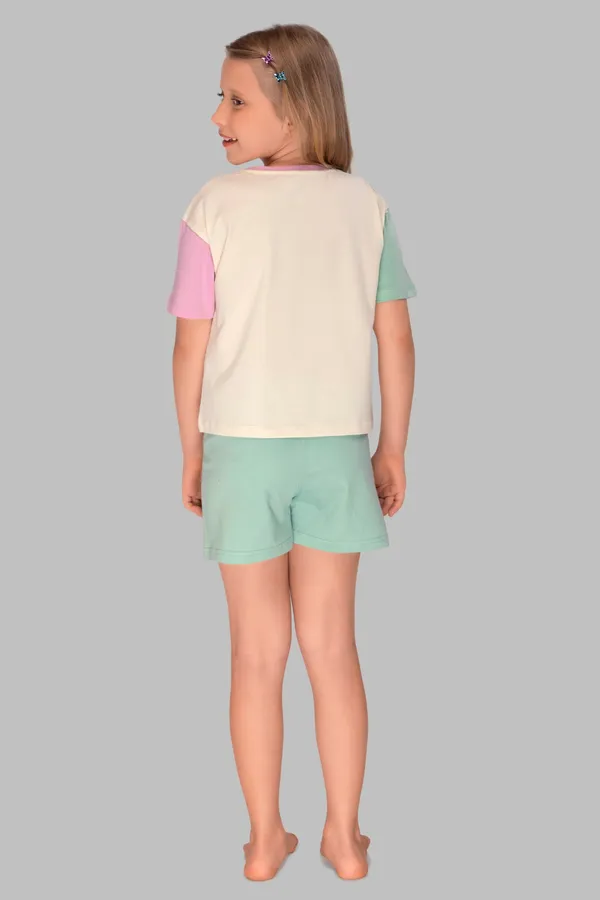 Off_White_Cotton_Twinning_Top_Shorts_Set_For_Moms