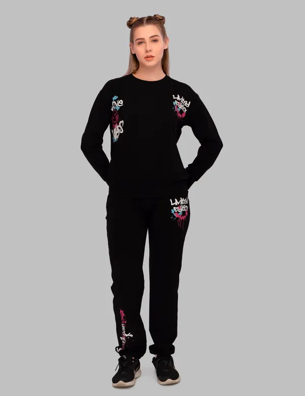 Black_Cotton_Love_Vibes_acksuit_For_Mom