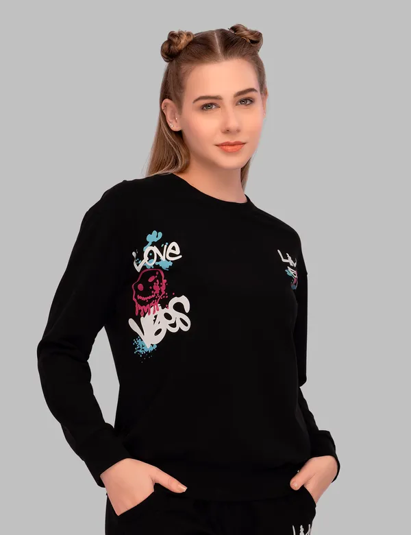 Black_Cotton_Love_Vibes_acksuit_For_Mom