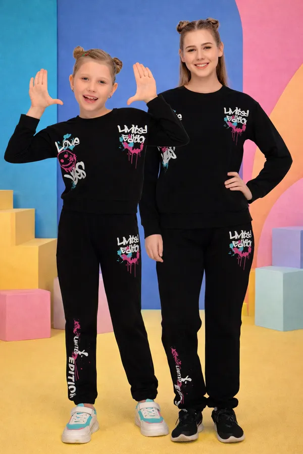 Black_Cotton_Love_Vibes_acksuit_For_Mom