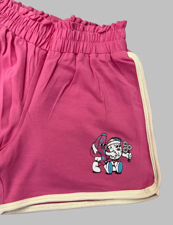 Pink_Copa_Banana_Shorts_Set_For_Girls