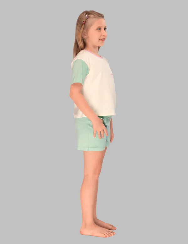 Pastel_Colour_Blocked_Kitty_Shorts_Set_For_Girls