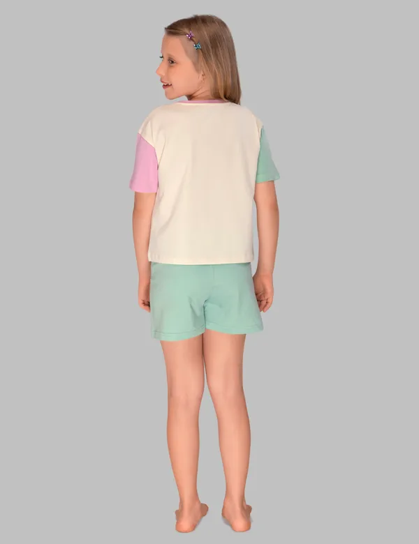 Pastel_Colour_Blocked_Kitty_Shorts_Set_For_Girls