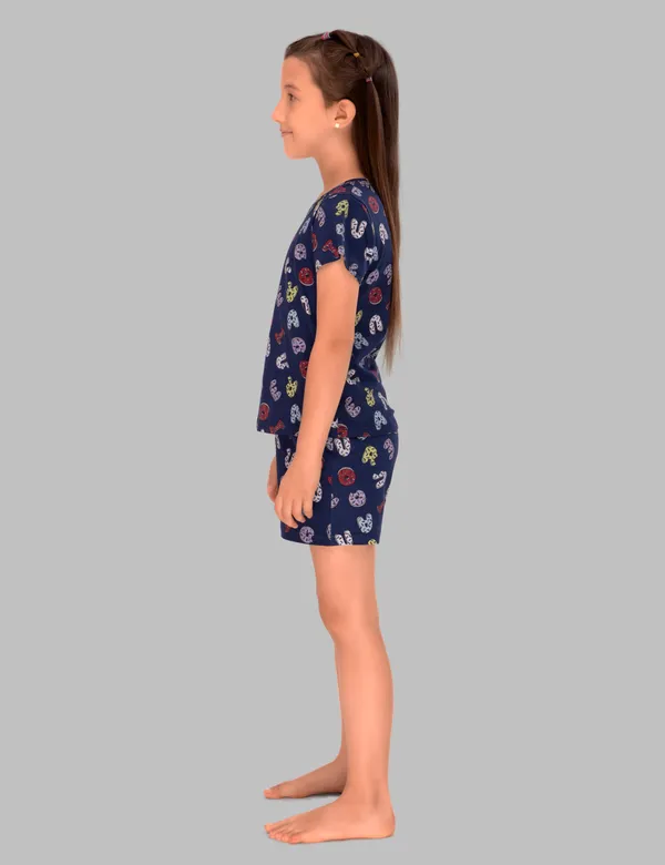 Abc_Printed_Shorts_Set_For_Girls