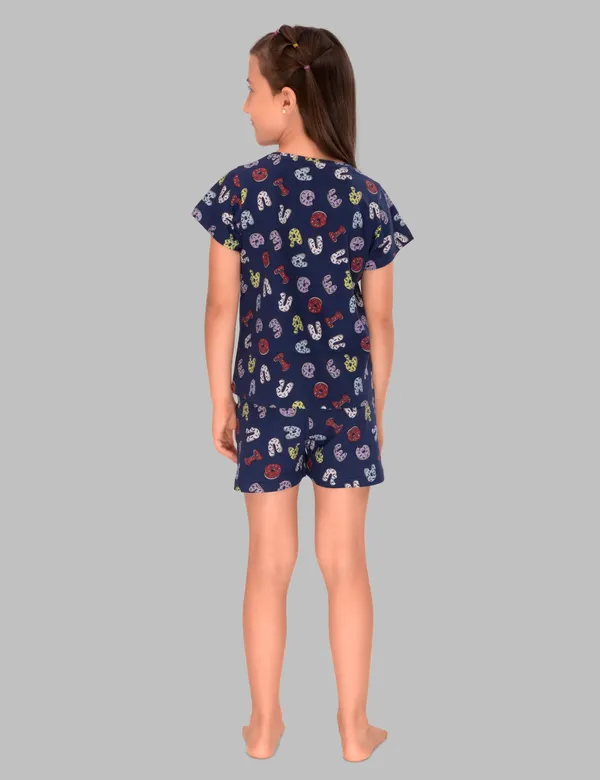 Abc_Printed_Shorts_Set_For_Girls