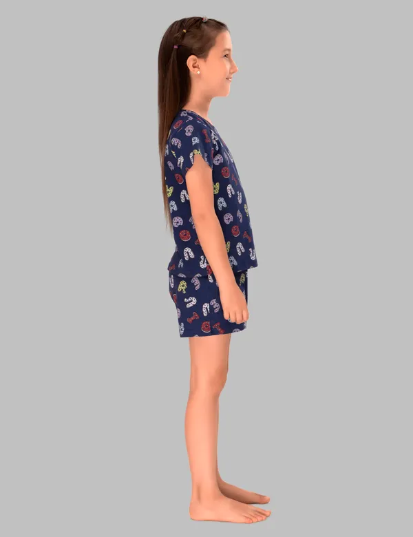 Abc_Printed_Shorts_Set_For_Girls