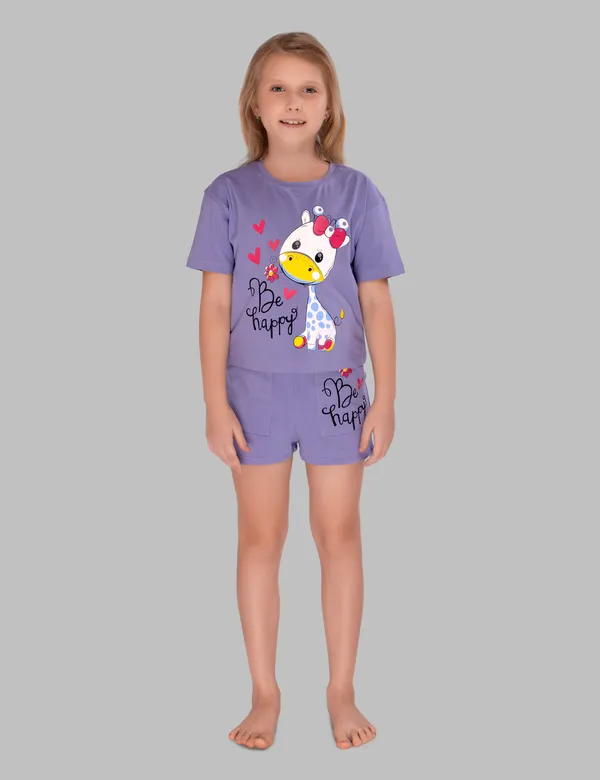 Purple_Giraffe_Happy_Shorts_Set_For_Girls