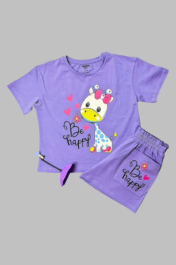 Purple_Giraffe_Happy_Shorts_Set_For_Girls