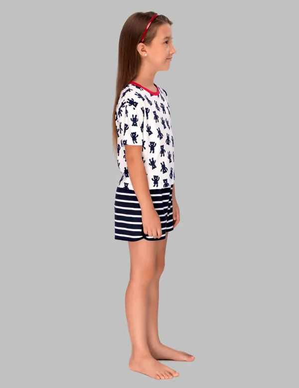 Abc_Printed_Shorts_Set_For_Girls