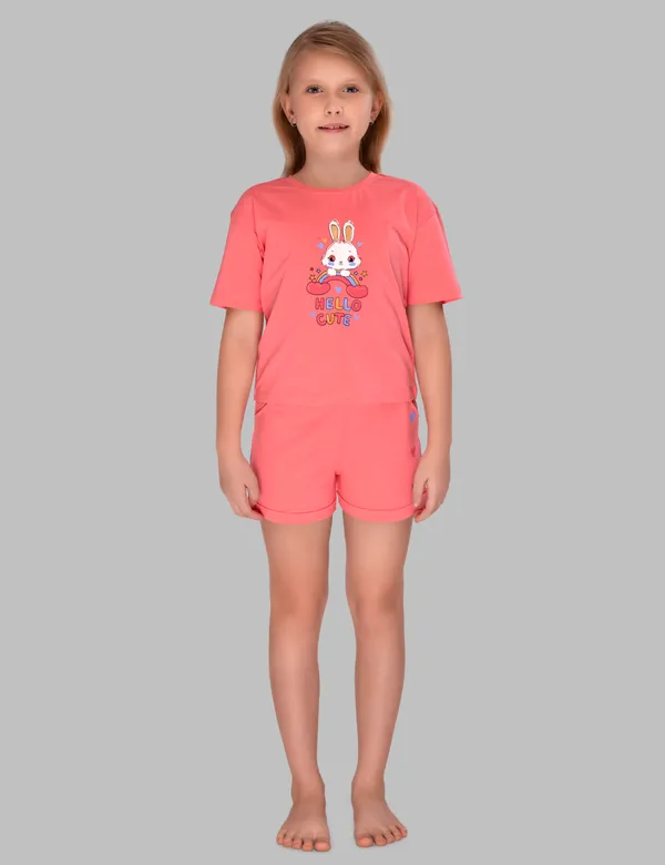 Funny_Bunny_Shorts_Set_For_Girls