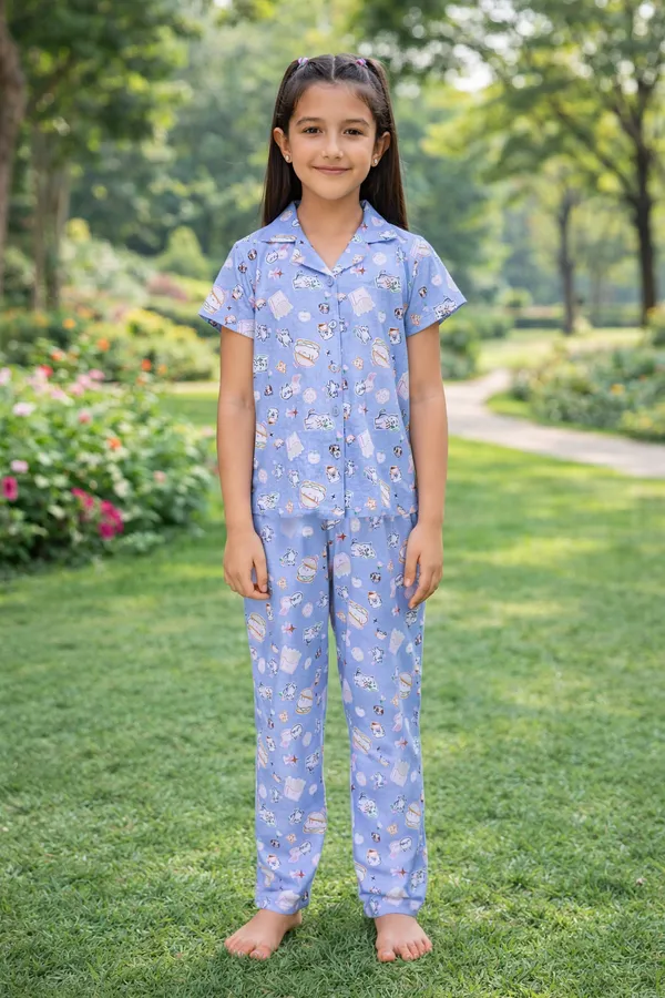 Solid_Pastel_Peach_Shorts_Set_For_Girls_5096