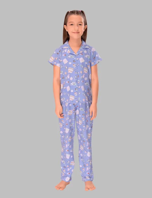 Solid_Pastel_Peach_Shorts_Set_For_Girls_5096