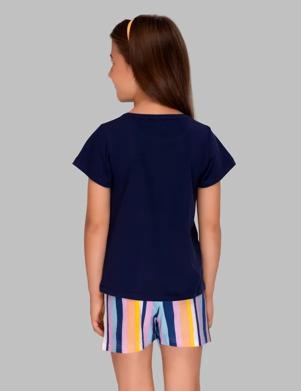 Navy_Blue_Siped_Shorts_Set_For_Girls