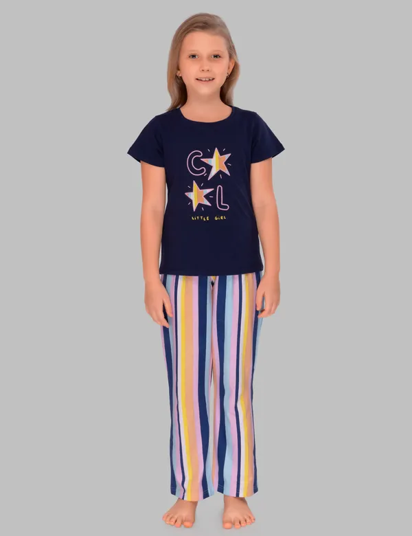 3_Piece_Nightsuits_Top_Pajama_Shorts_Sets_For_Girls