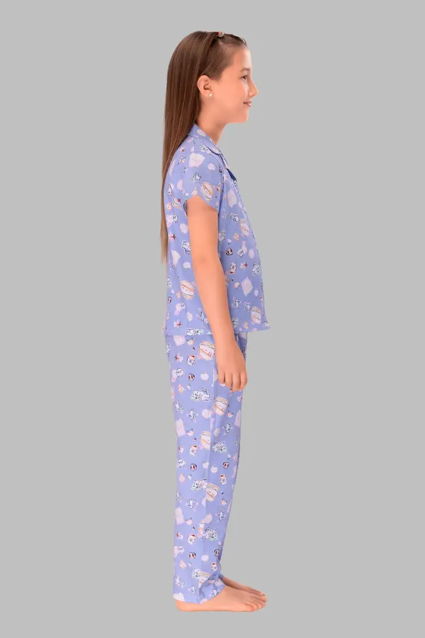 Blue_Cotton_Burger_Bliss_Pajama_Set_For_Moms