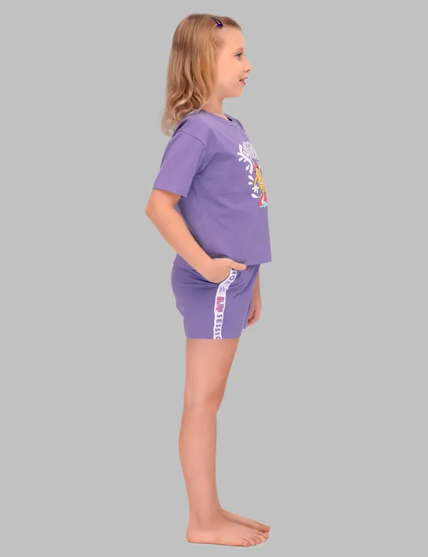 Purple_Printed_Shorts_Set_For_Girls