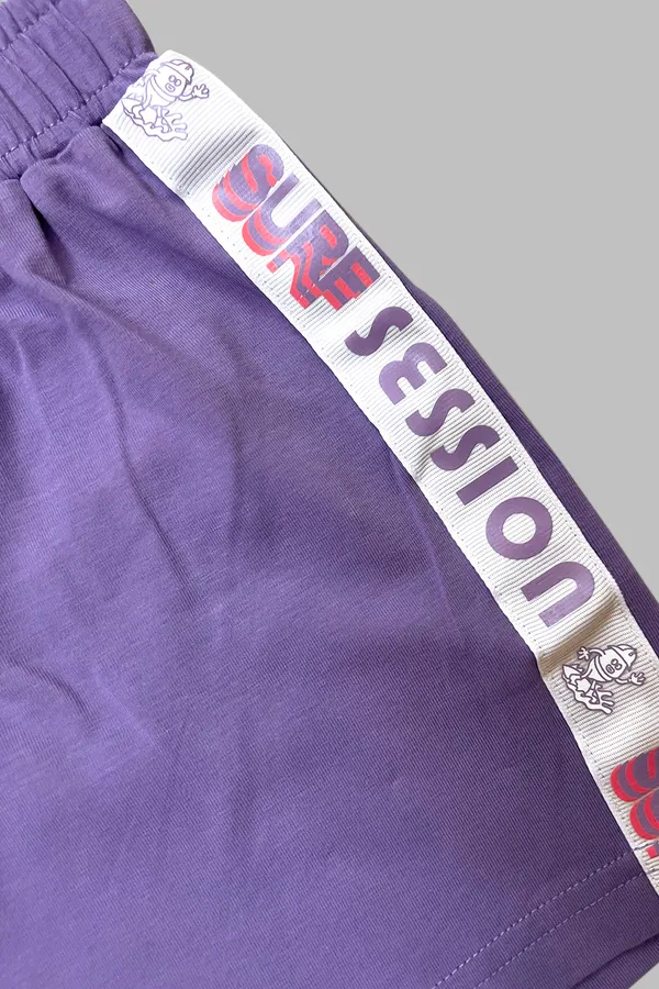 Purple_Printed_Shorts_Set_For_Girls
