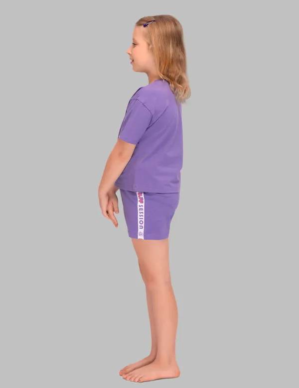Purple_Printed_Shorts_Set_For_Girls