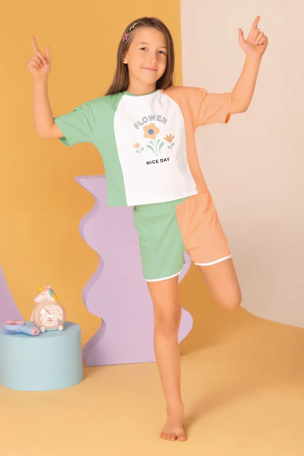Floral_Pastel_Shorts_Set_For_Girls