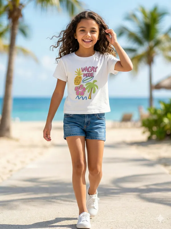 White_Lounge_Tshirts_For_Girls_Tee