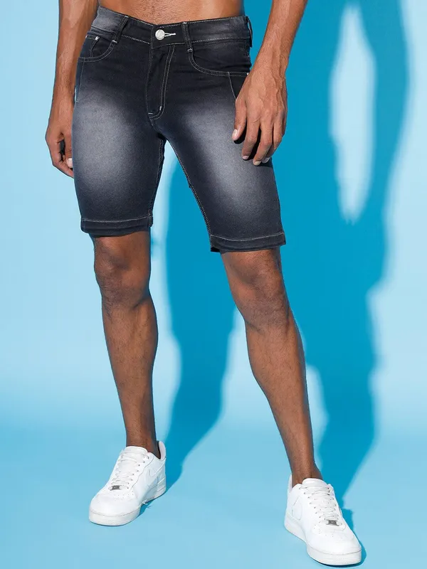 Grey_Denim_Premium_Short_For_Men