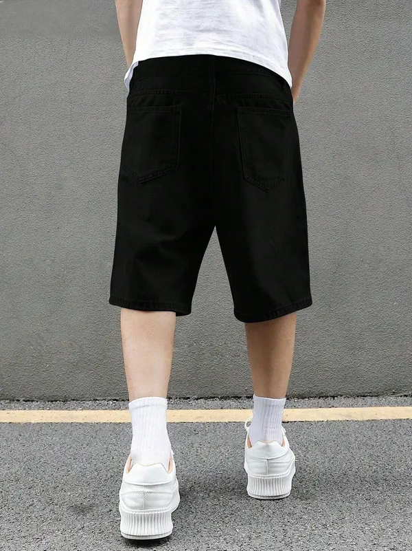 Black_Denim_Premium_Short_For_Men