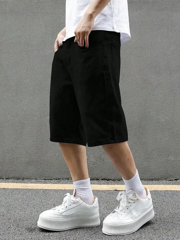 Black_Denim_Premium_Short_For_Men