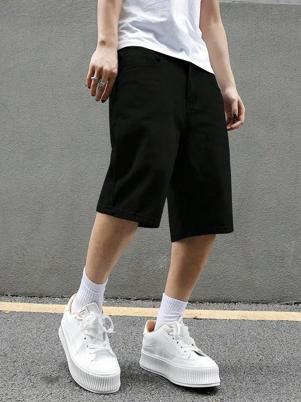 Black_Denim_Premium_Short_For_Men
