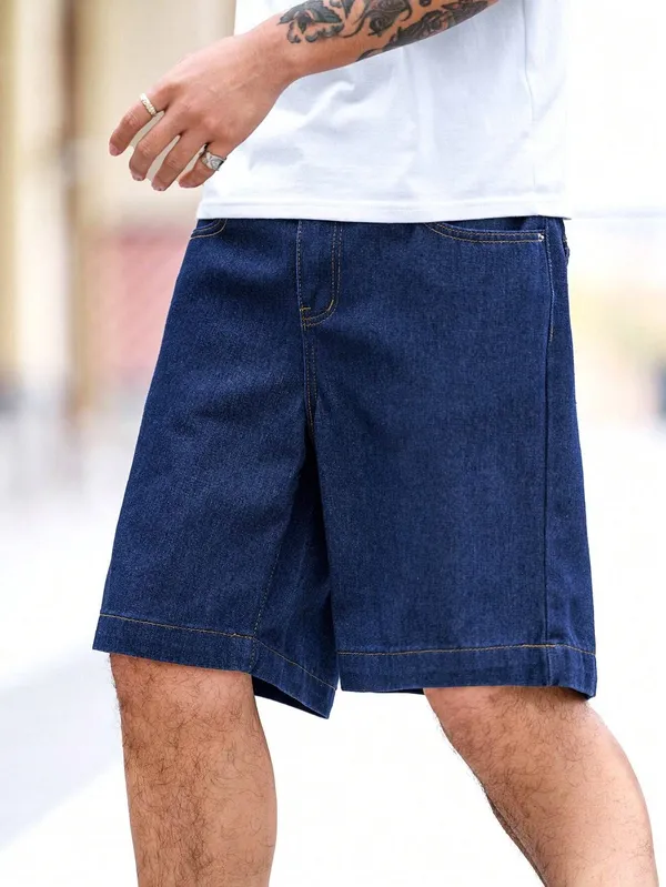 Dark_Blue_Denim_Premium_Short_For_Men