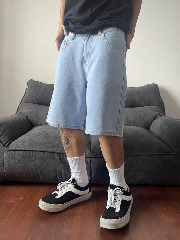 Light_Blue_Denim_Premium_Short_For_Men