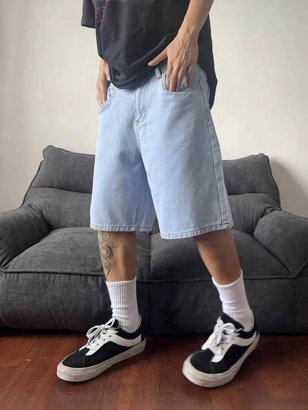 Light_Blue_Denim_Premium_Short_For_Men