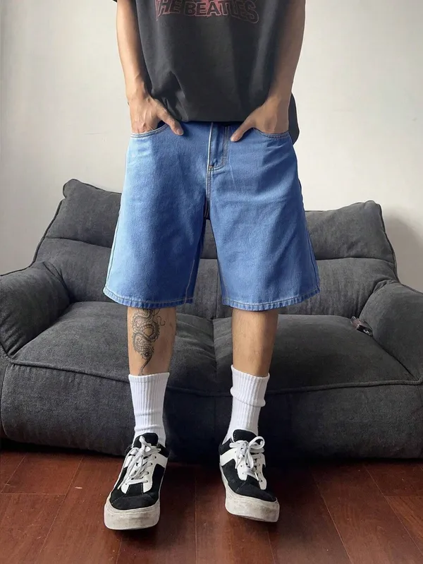 Light_Blue_Denim_Premium_Short_For_Men