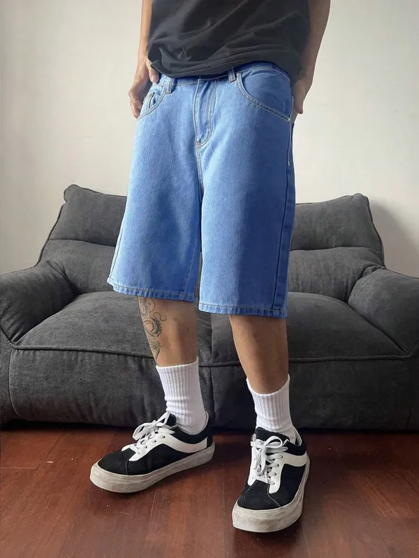 Light_Blue_Denim_Premium_Short_For_Men