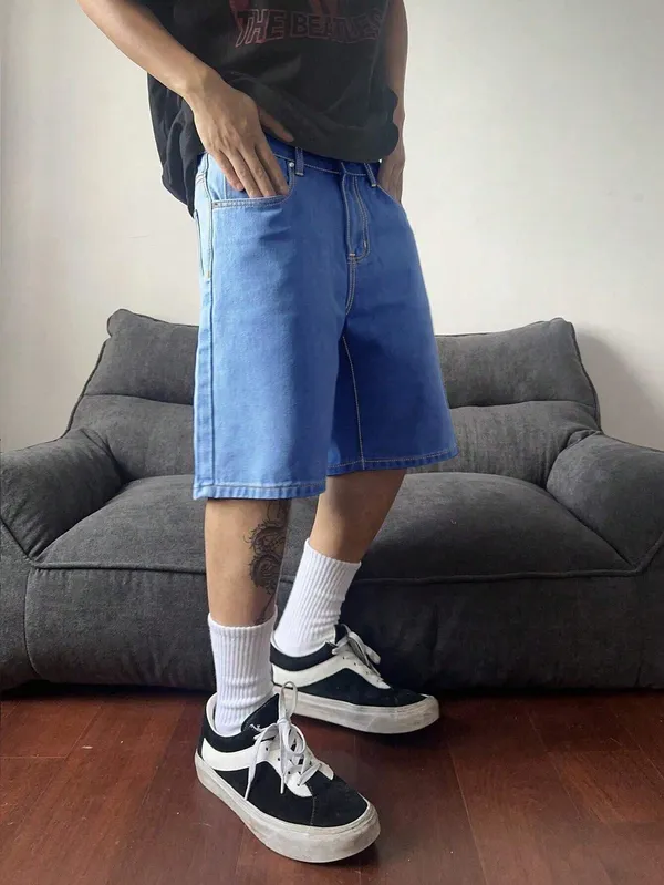 Light_Blue_Denim_Premium_Short_For_Men