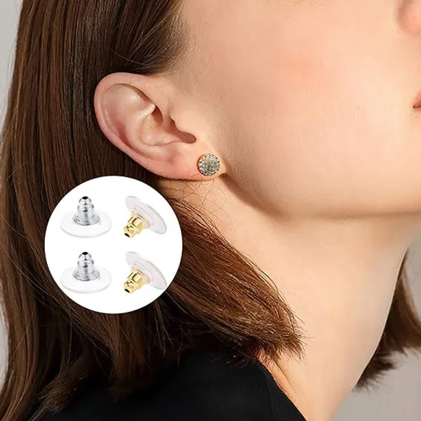 Hopea_Earring_Back_Stopper_(100+100_Pcs)_–_Secure_Metal_Earring_Backs_with_Rubber_Grip_for_Studs_&_Heavy_Earrings_|_Non-Slip_Replacement_Earring_Stoppers_(Gold_&_Silver_Combo)