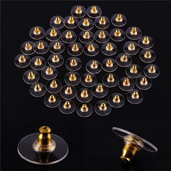 Earring_Back_Stopper_(200_Pcs)_–_Secure_Metal_Earring_Backs_with_Rubber_Grip_for_Studs_&_Heavy_Earrings_|_Non-Slip_Replacement_Earring_Stoppers_(Silver)