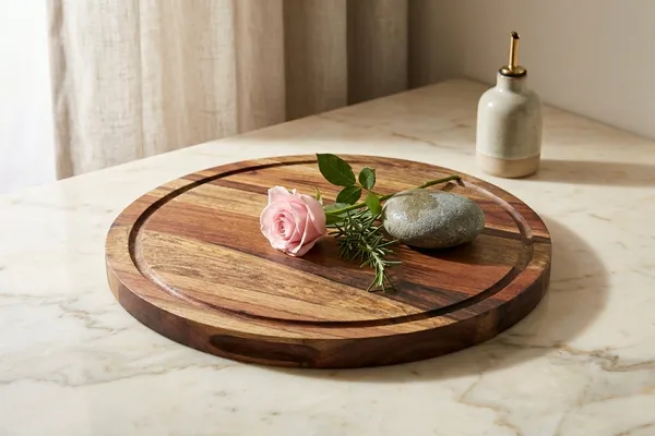 Kitchen_Prep_Organize_Combo_Round_Acacia_Chronos_Board_Fluted_Cutlery_Stand