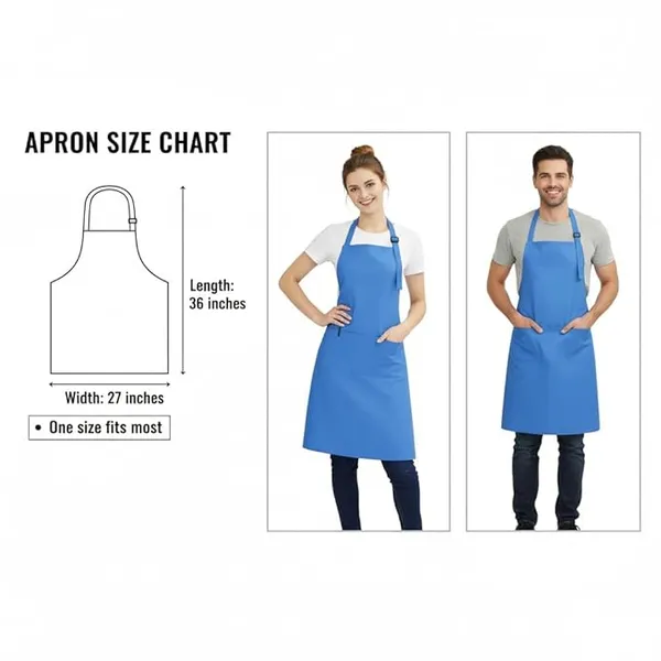 Sky_Blue_Waterproof_Kitchen_Apron_Oil_&_Stain_Resistant_Apron_With_2_Pockets_For_Home