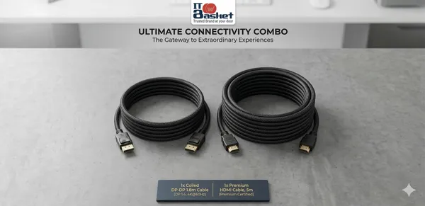 ITBasket_Display_Combo_Dp-Dp_1.8M_+_Hdmi_4K_5M_Cable_High-Speed_4K_Uhd